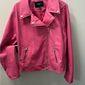 Torrid Hot Pink Leather Jacket